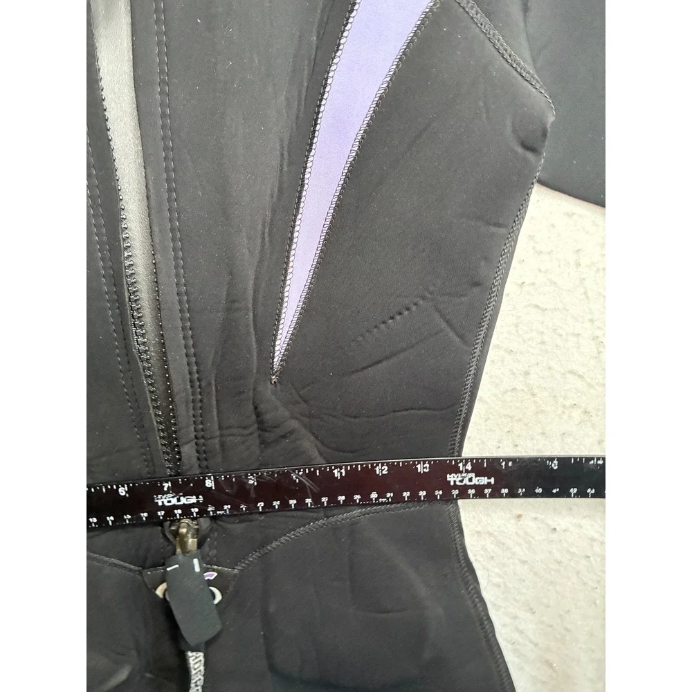 Henderson Aquatics 3mm Aquasilk Shorty Wetsuit Black Purple Womens Size 10